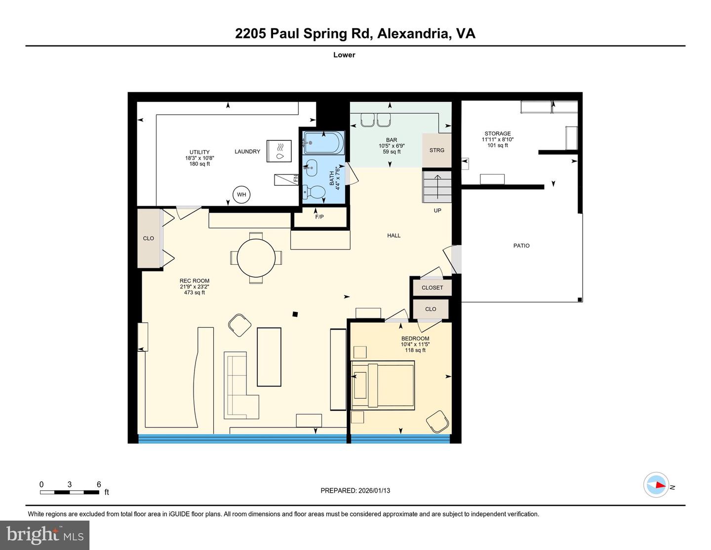 2205 PAUL SPRING RD, ALEXANDRIA, Virginia 22307, 3 Bedrooms Bedrooms, ,2 BathroomsBathrooms,Residential,For sale,2205 PAUL SPRING RD,VAFX2285402 MLS # VAFX2285402