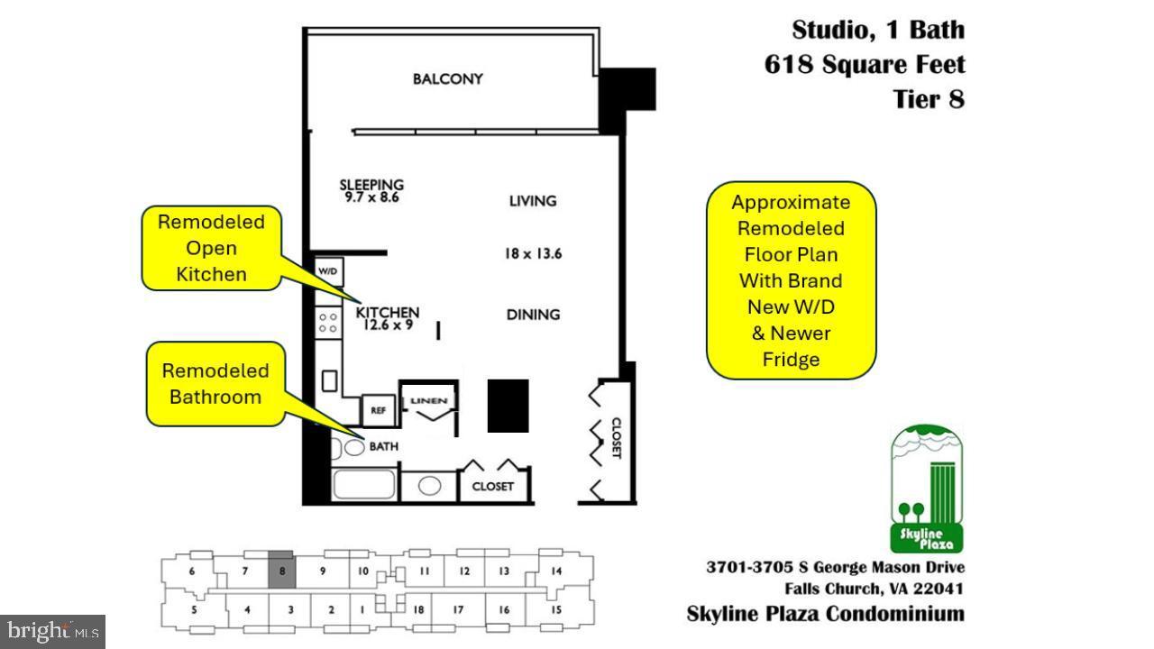 3705 S GEORGE MASON DR #708S, FALLS CHURCH, Virginia 22041, 3 Rooms Rooms,1 BathroomBathrooms,Residential,For sale,3705 S GEORGE MASON DR #708S,VAFX2285388 MLS # VAFX2285388