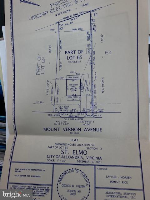 3400 MOUNT VERNON AVE, ALEXANDRIA, Virginia 22305, ,Land,For sale,3400 MOUNT VERNON AVE,VAAX2053068 MLS # VAAX2053068