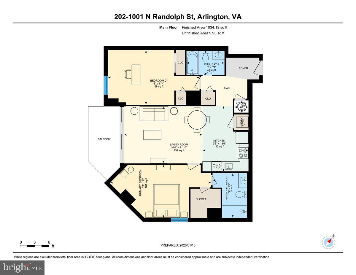 1001 N RANDOLPH ST #202, ARLINGTON, Virginia 22201, 2 Bedrooms Bedrooms, ,2 BathroomsBathrooms,Residential,For sale,1001 N RANDOLPH ST #202,VAAR2066848 MLS # VAAR2066848