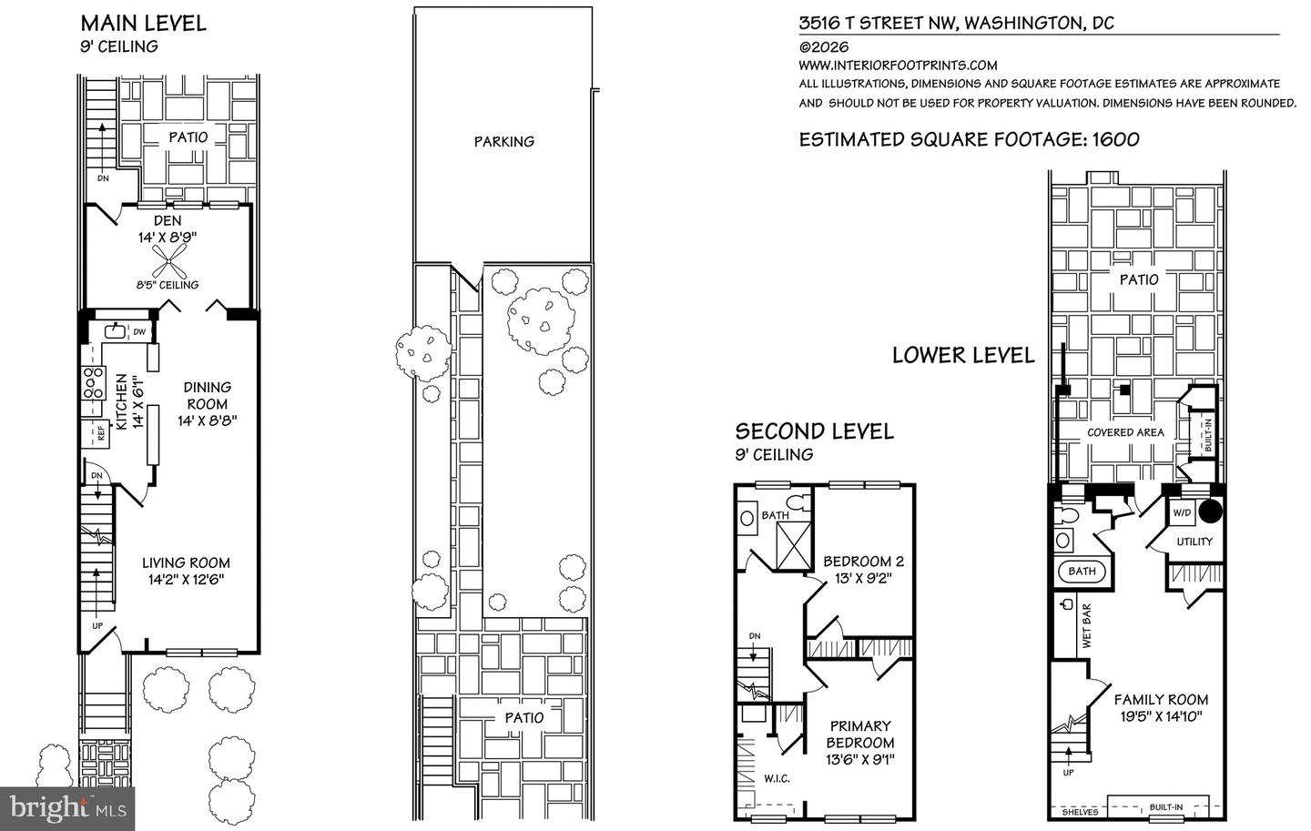 3516 T ST NW, WASHINGTON, District Of Columbia 20007, 2 Bedrooms Bedrooms, ,2 BathroomsBathrooms,Residential,For sale,3516 T ST NW,DCDC2241664 MLS # DCDC2241664