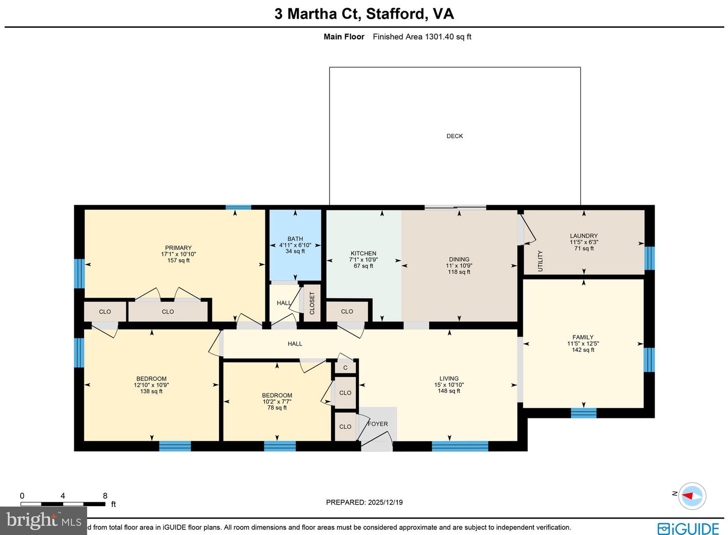 3 MARTHA CT, STAFFORD, Virginia 22554, 3 Bedrooms Bedrooms, ,1 BathroomBathrooms,Residential,For sale,3 MARTHA CT,VAST2044730 MLS # VAST2044730