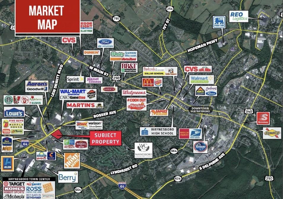 1860 ROSSER AVE, WAYNESBORO, Virginia 22980, ,Commercial,1860 ROSSER AVE,672604 MLS # 672604