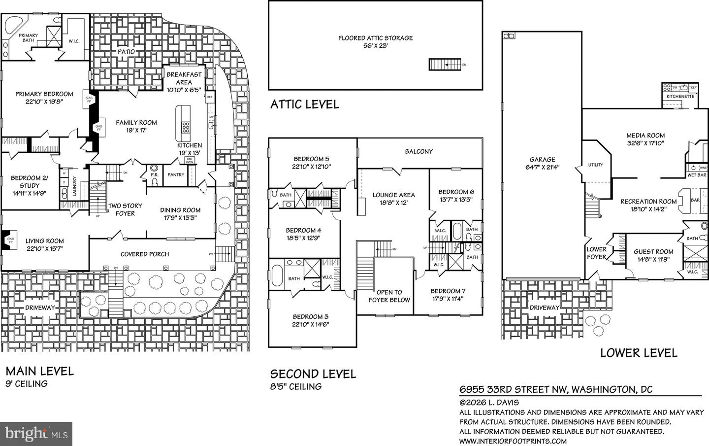 6955 33RD ST NW, WASHINGTON, District Of Columbia 20015, 7 Bedrooms Bedrooms, ,6 BathroomsBathrooms,Residential,For sale,6955 33RD ST NW,DCDC2242264 MLS # DCDC2242264