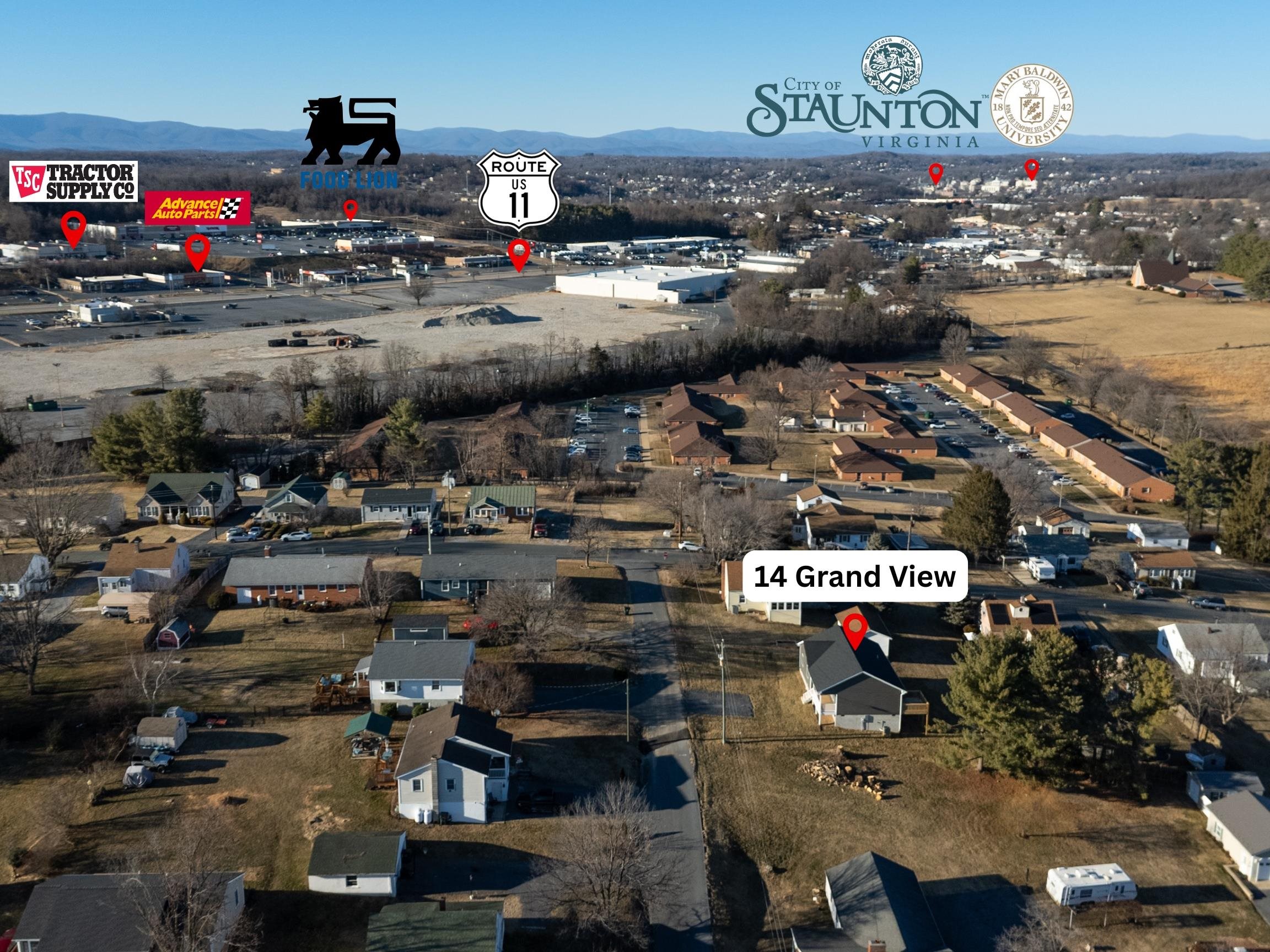 14 GRAND VIEW, STAUNTON, Virginia 24401, 3 Bedrooms Bedrooms, ,2 BathroomsBathrooms,Residential,14 GRAND VIEW,672722 MLS # 672722