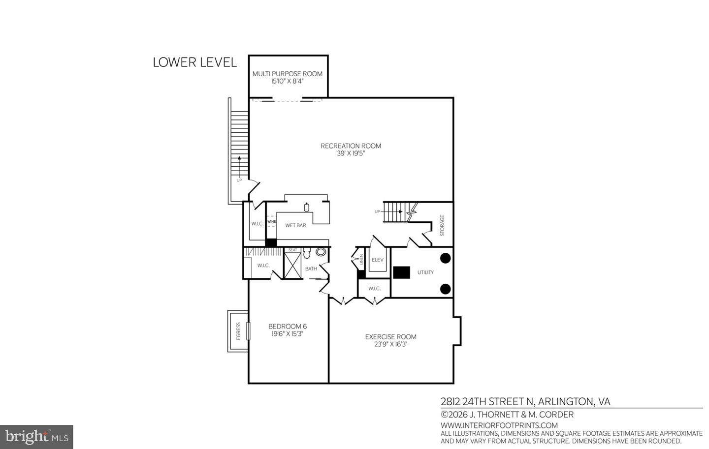 2812 24TH ST N, ARLINGTON, Virginia 22207, 6 Bedrooms Bedrooms, ,6 BathroomsBathrooms,Residential,For sale,2812 24TH ST N,VAAR2065934 MLS # VAAR2065934
