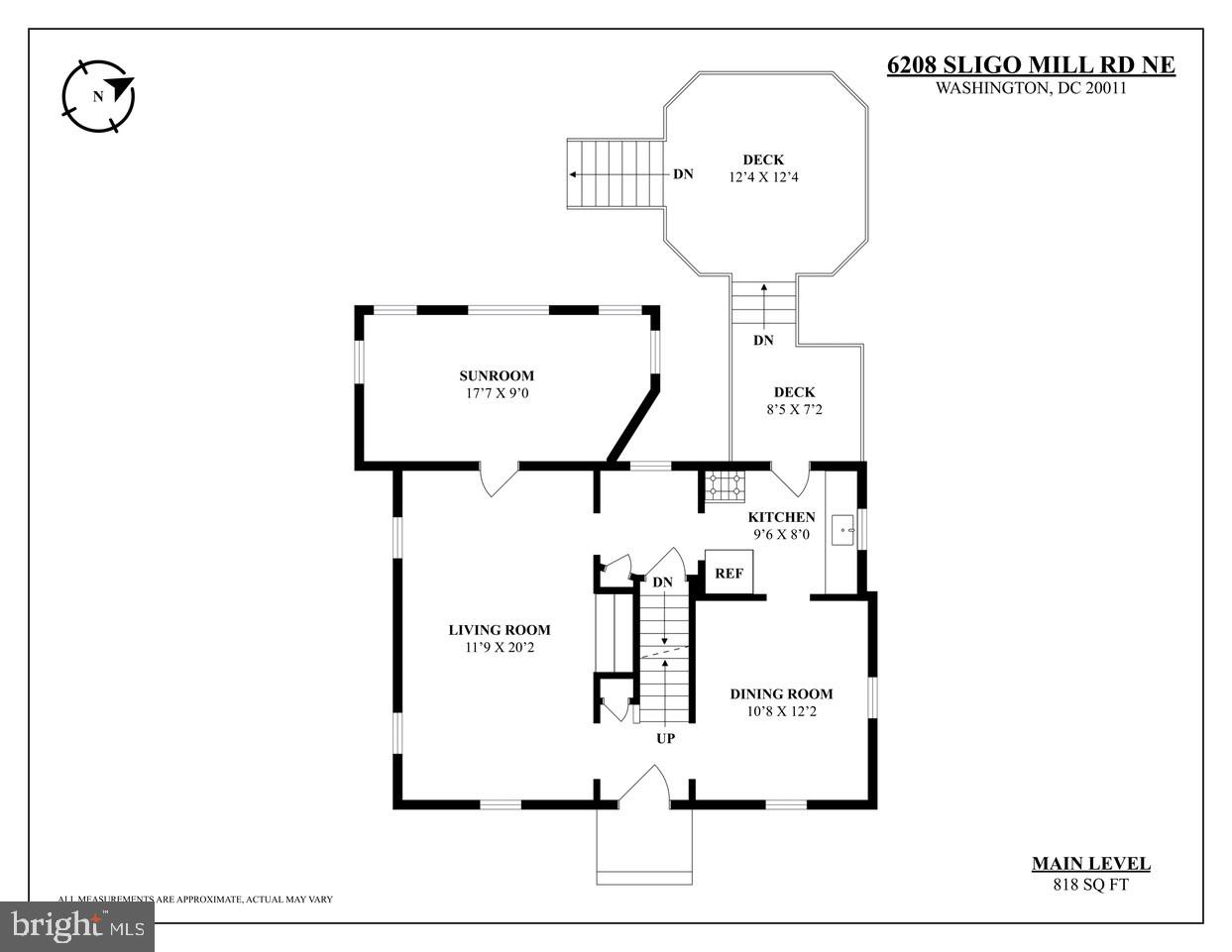 6208 SLIGO MILL RD NE, WASHINGTON, District Of Columbia 20011, 3 Bedrooms Bedrooms, 8 Rooms Rooms,2 BathroomsBathrooms,Residential,For sale,6208 SLIGO MILL RD NE,DCDC2233880 MLS # DCDC2233880