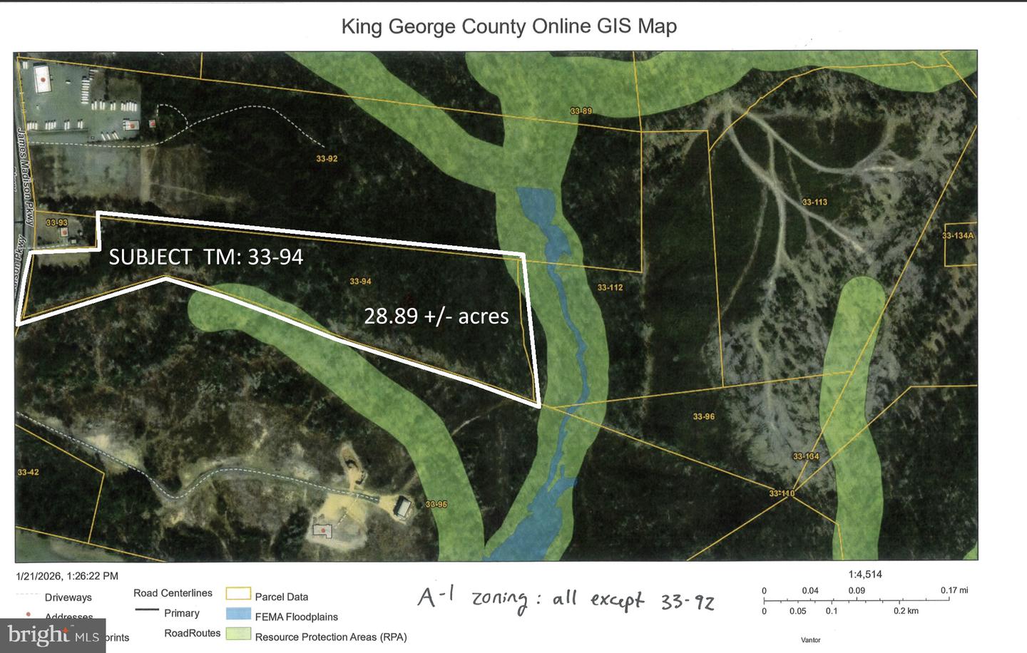 JAMES MADISON PKWY, KING GEORGE, Virginia 22485, ,Land,For sale,JAMES MADISON PKWY,VAKG2007538 MLS # VAKG2007538