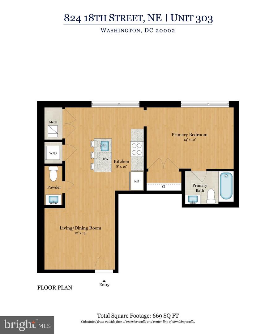 824 18TH ST NE #303, WASHINGTON, District Of Columbia 20002, 1 Bedroom Bedrooms, ,1 BathroomBathrooms,Residential,For sale,824 18TH ST NE #303,DCDC2243446 MLS # DCDC2243446