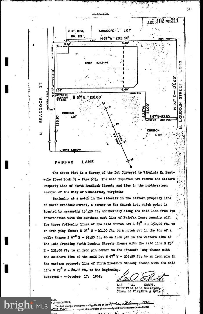 314 N BRADDOCK ST, WINCHESTER, Virginia 22601, ,Land,For sale,314 N BRADDOCK ST,VAWI2009848 MLS # VAWI2009848