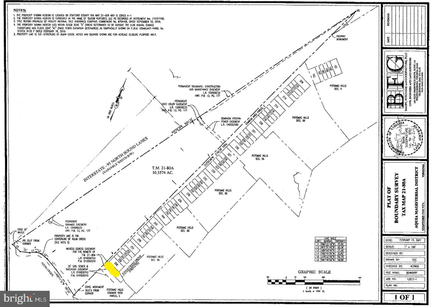 T.M. 21-80A, STAFFORD, Virginia 22554, ,Land,For sale,T.M. 21-80A,VAST2045542 MLS # VAST2045542