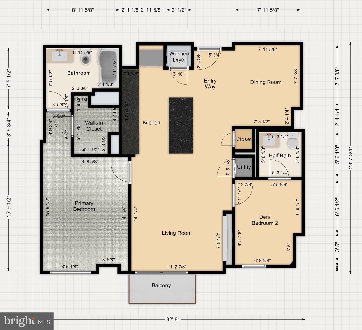 1201 N GARFIELD ST #204, ARLINGTON, Virginia 22201, 2 Bedrooms Bedrooms, ,1 BathroomBathrooms,Residential,For sale,1201 N GARFIELD ST #204,VAAR2068228 MLS # VAAR2068228