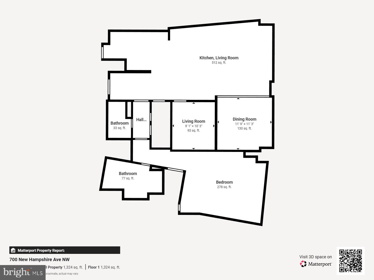 700 NEW HAMPSHIRE AVE NW #609, WASHINGTON, District Of Columbia 20037, 1 Bedroom Bedrooms, ,2 BathroomsBathrooms,Residential,For sale,700 NEW HAMPSHIRE AVE NW #609,DCDC2243808 MLS # DCDC2243808