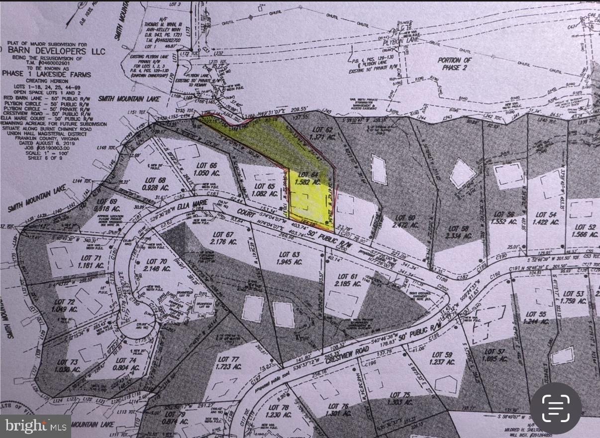 #LOT 64 ELLA MARIE CT, WIRTZ, Virginia 24184, ,Land,For sale,#LOT 64 ELLA MARIE CT,VAFK2000100 MLS # VAFK2000100