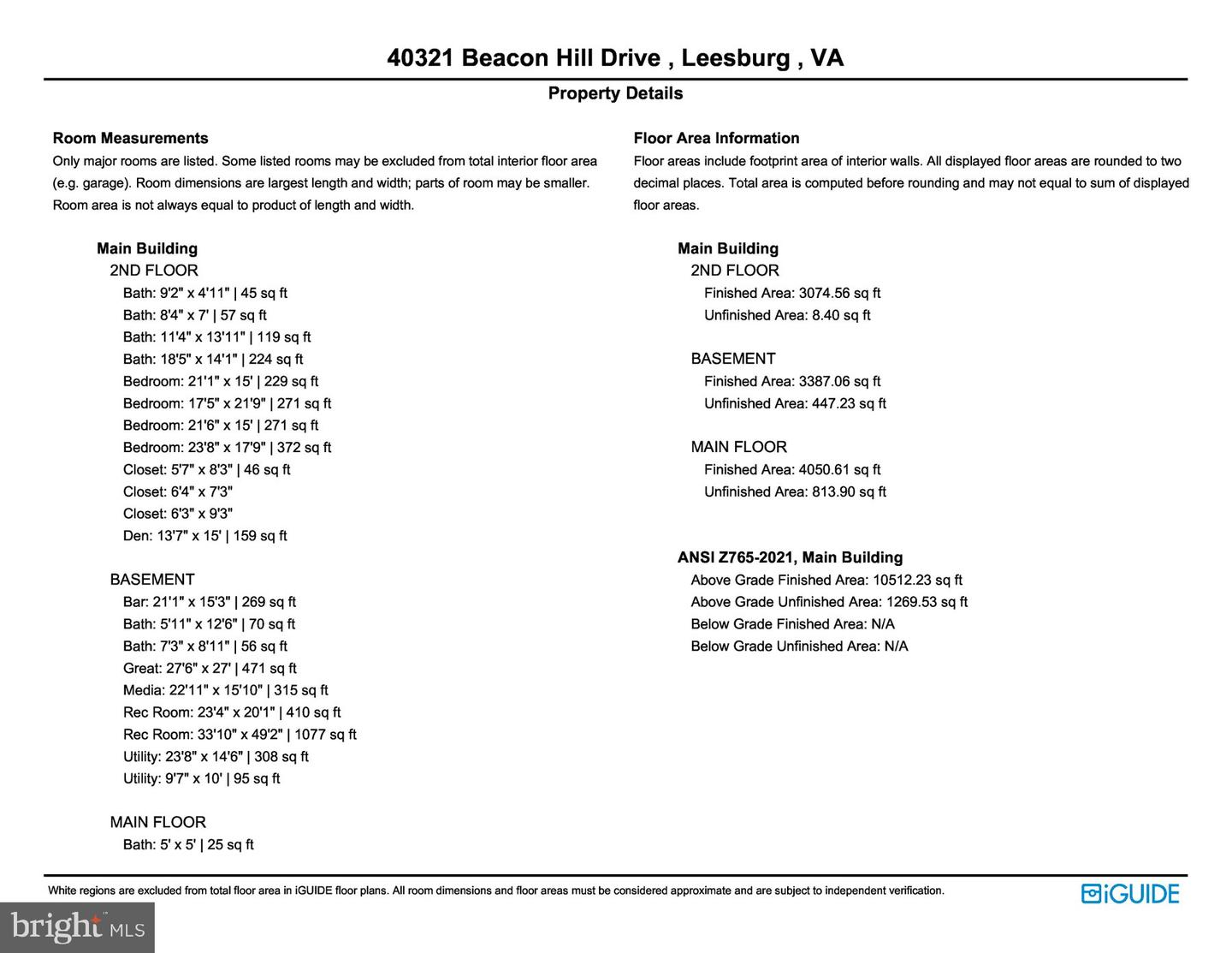 40321 BEACON HILL DR, LEESBURG, Virginia 20176, 5 Bedrooms Bedrooms, ,7 BathroomsBathrooms,Residential,For sale,40321 BEACON HILL DR,VALO2106174 MLS # VALO2106174