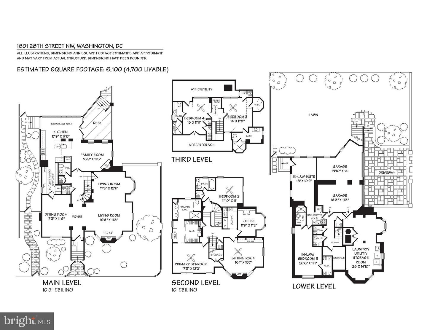 1601 28TH ST NW, WASHINGTON, District Of Columbia 20007, 5 Bedrooms Bedrooms, ,5 BathroomsBathrooms,Residential,For sale,1601 28TH ST NW,DCDC2175814 MLS # DCDC2175814
