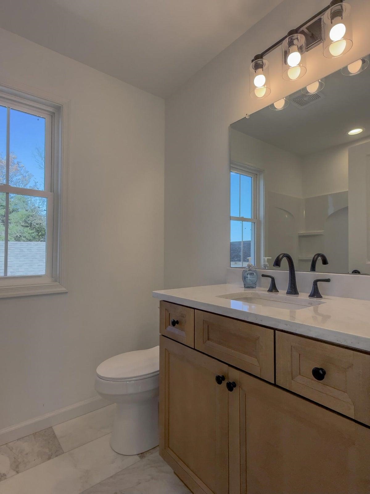 Second floor full bath. Second floor full bath.