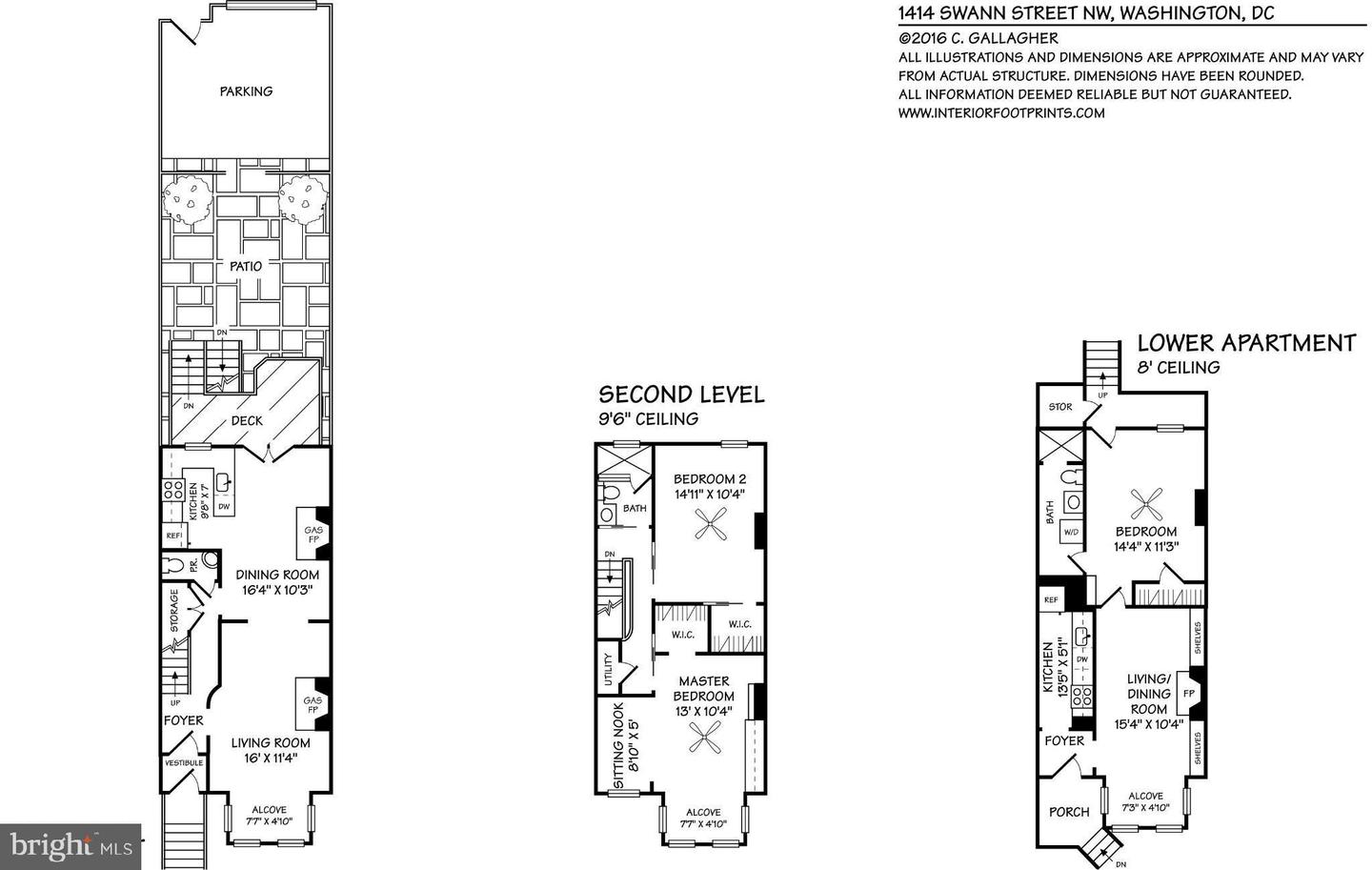 1414 SWANN ST NW, WASHINGTON, District Of Columbia 20009, 3 Bedrooms Bedrooms, 6 Rooms Rooms,2 BathroomsBathrooms,Residential,For sale,1414 SWANN ST NW,DCDC2231812 MLS # DCDC2231812