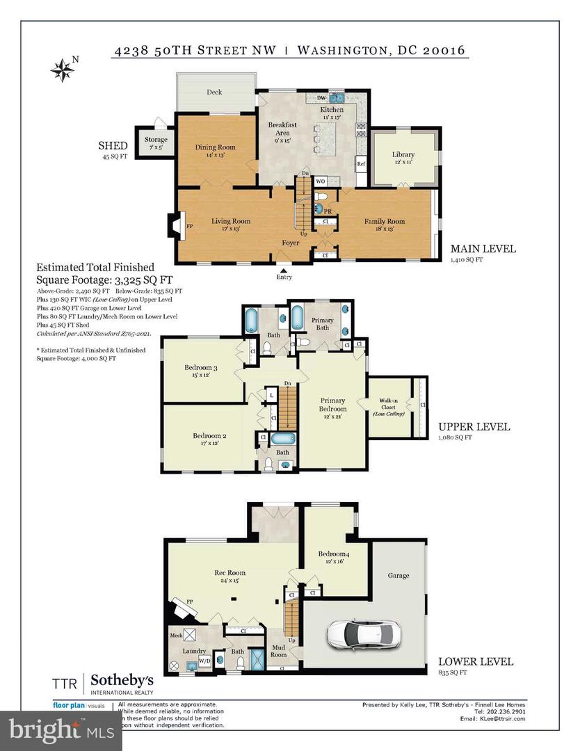 4238 50TH ST NW, WASHINGTON, District Of Columbia 20016, 4 Bedrooms Bedrooms, ,4 BathroomsBathrooms,Residential,For sale,4238 50TH ST NW,DCDC2235038 MLS # DCDC2235038
