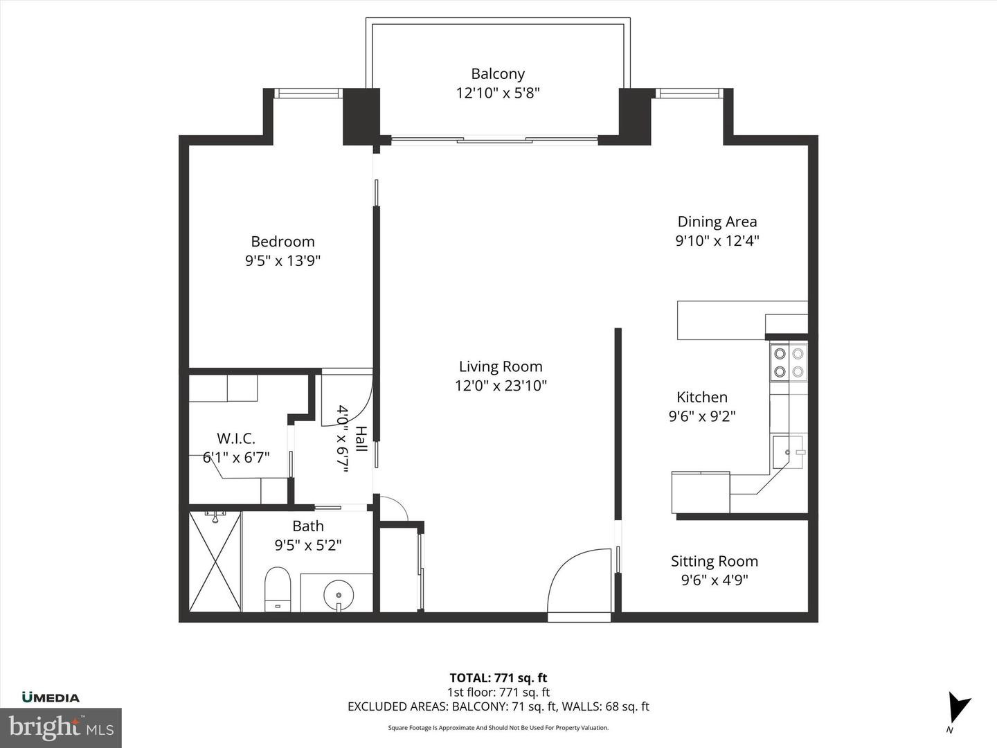 1510 12TH ST N #303, ARLINGTON, Virginia 22209, 1 Bedroom Bedrooms, ,1 BathroomBathrooms,Residential,For sale,1510 12TH ST N #303,VAAR2068168 MLS # VAAR2068168