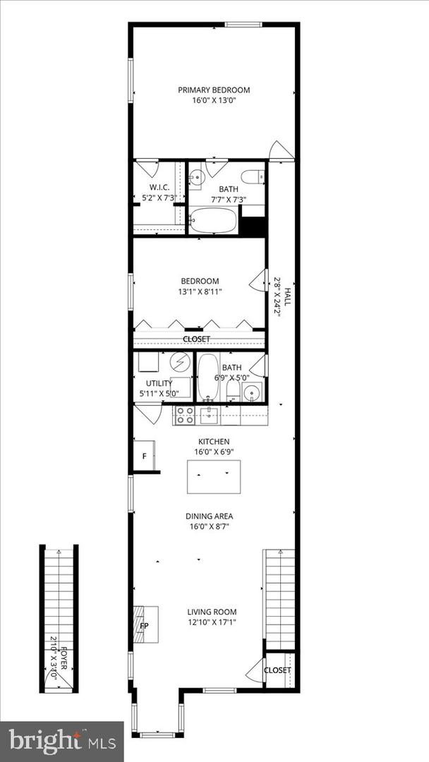14 O ST NW #14-B, WASHINGTON, District Of Columbia 20001, 2 Bedrooms Bedrooms, ,2 BathroomsBathrooms,Residential,For sale,14 O ST NW #14-B,DCDC2243382 MLS # DCDC2243382