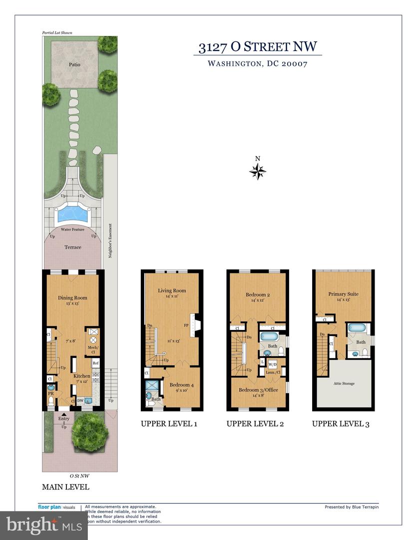 3127 O ST NW, WASHINGTON, District Of Columbia 20007, 4 Bedrooms Bedrooms, ,3 BathroomsBathrooms,Residential,For sale,3127 O ST NW,DCDC2243788 MLS # DCDC2243788