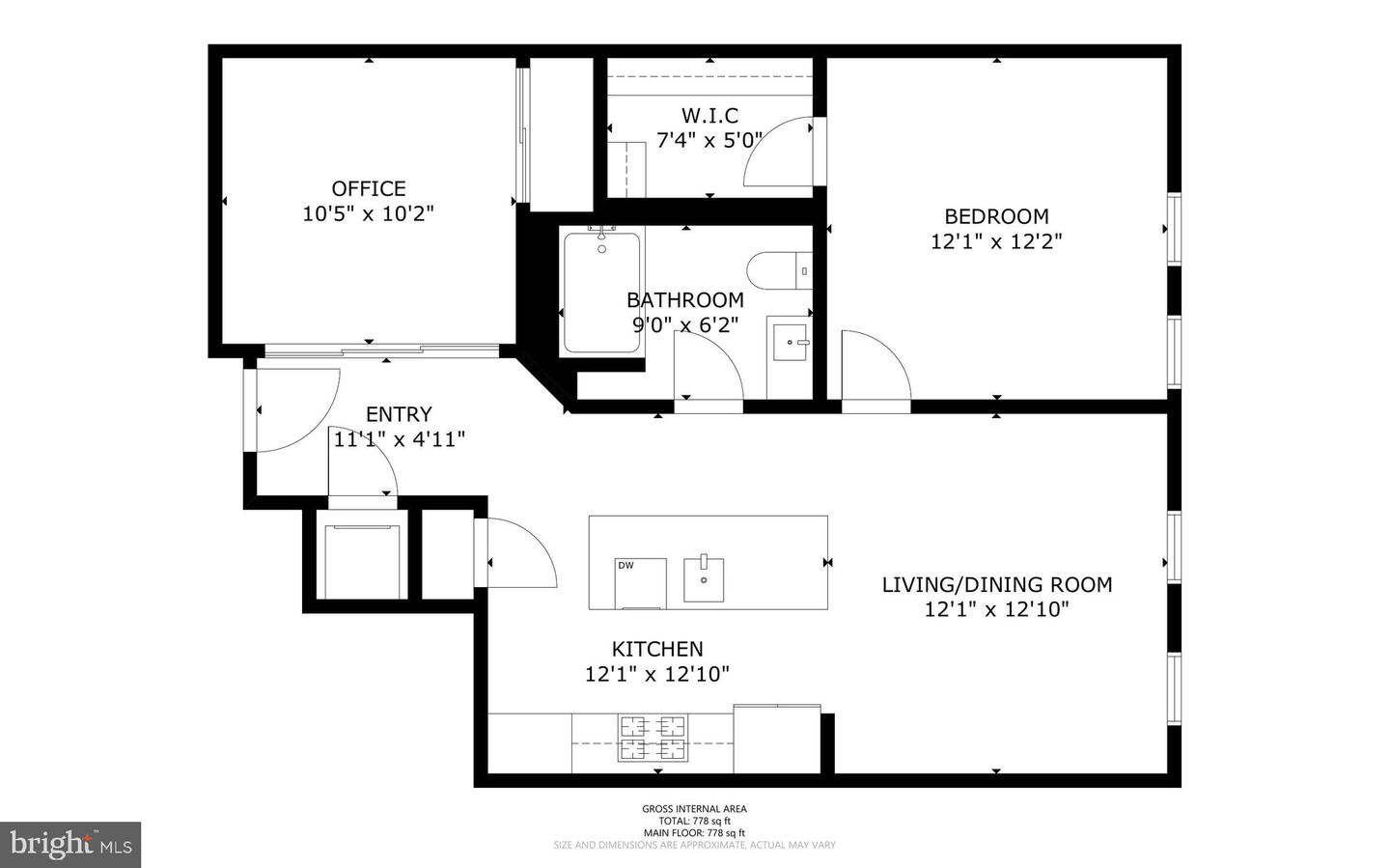 300 8TH ST NE #102, WASHINGTON, District Of Columbia 20002, 1 Bedroom Bedrooms, 4 Rooms Rooms,1 BathroomBathrooms,Residential,For sale,300 8TH ST NE #102,DCDC2244690 MLS # DCDC2244690