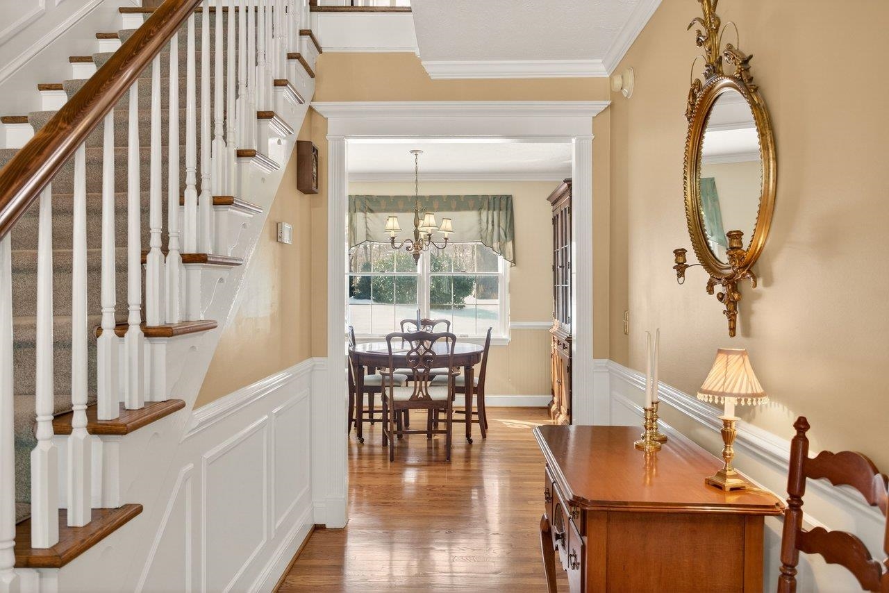 Includes Craftsman, crown molding and chair rail