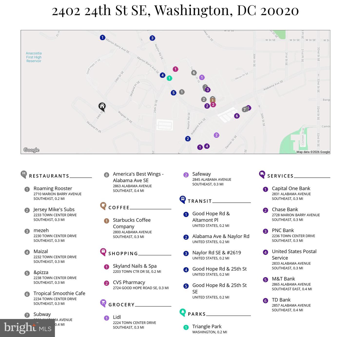 2402 24TH ST SE, WASHINGTON, District Of Columbia 20020, 3 Bedrooms Bedrooms, 6 Rooms Rooms,2 BathroomsBathrooms,Residential,For sale,2402 24TH ST SE,DCDC2244416 MLS # DCDC2244416