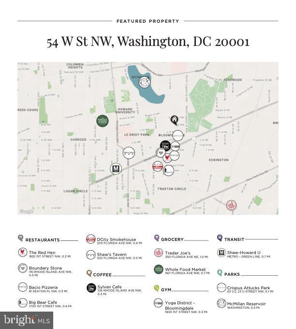 54 W ST NW, WASHINGTON, District Of Columbia 20001, 5 Bedrooms Bedrooms, ,3 BathroomsBathrooms,Residential,For sale,54 W ST NW,DCDC2244770 MLS # DCDC2244770