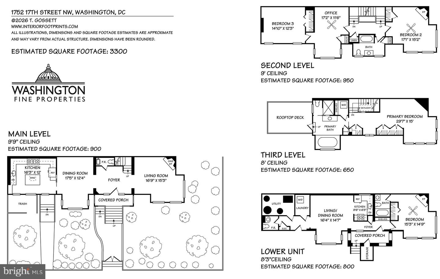 1752 17TH ST NW, WASHINGTON, District Of Columbia 20009, 4 Bedrooms Bedrooms, ,3 BathroomsBathrooms,Residential,For sale,1752 17TH ST NW,DCDC2244566 MLS # DCDC2244566
