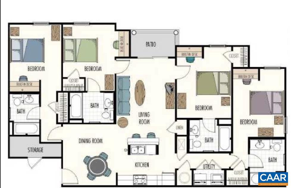190 YELLOWSTONE DR #201, CHARLOTTESVILLE, Virginia 22903, 4 Bedrooms Bedrooms, ,4 BathroomsBathrooms,Residential,For sale,190 YELLOWSTONE DR #201,673089 MLS # 673089