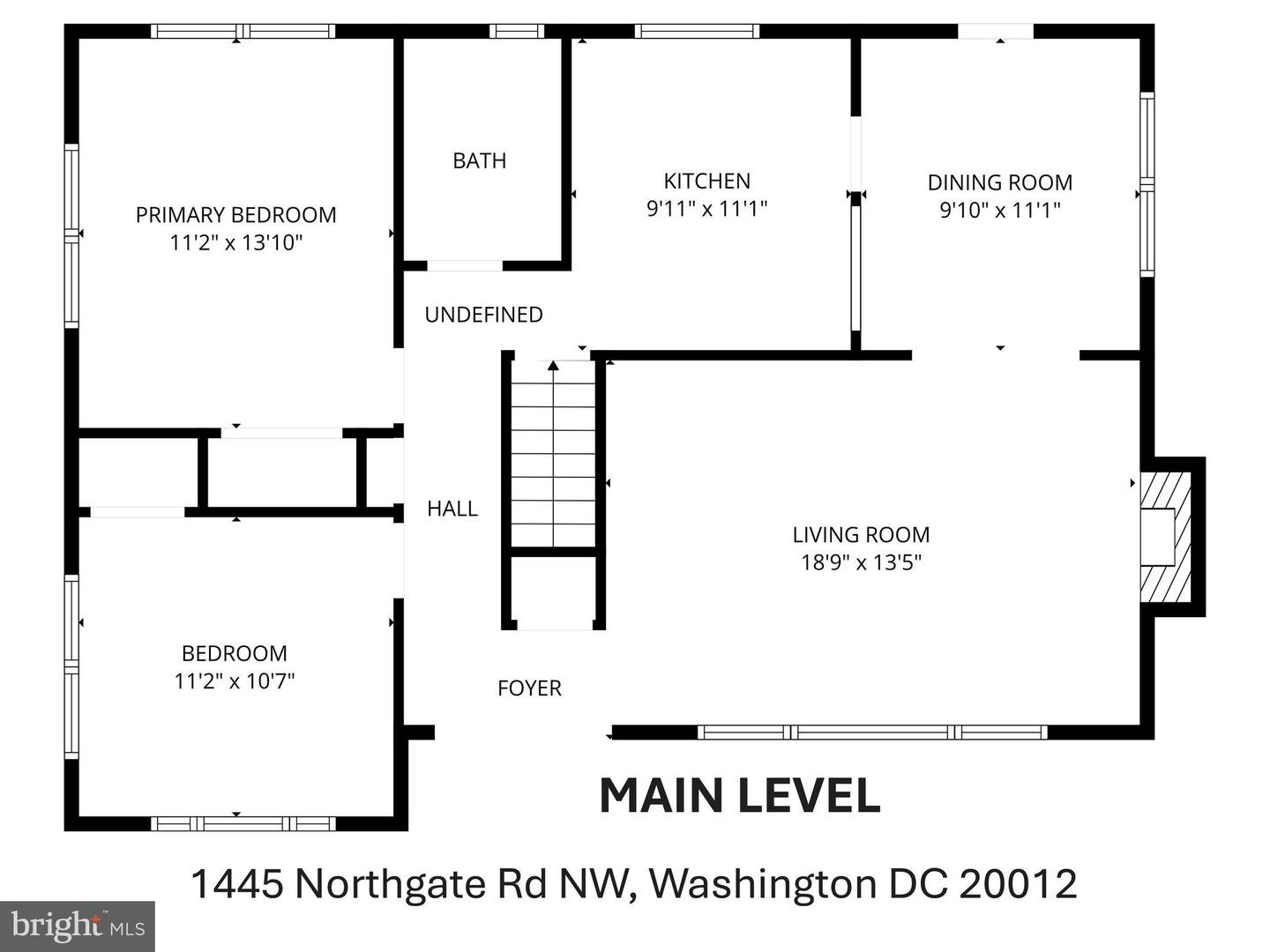 1445 NORTHGATE RD NW, WASHINGTON, District Of Columbia 20012, 3 Bedrooms Bedrooms, ,2 BathroomsBathrooms,Residential,For sale,1445 NORTHGATE RD NW,DCDC2243114 MLS # DCDC2243114