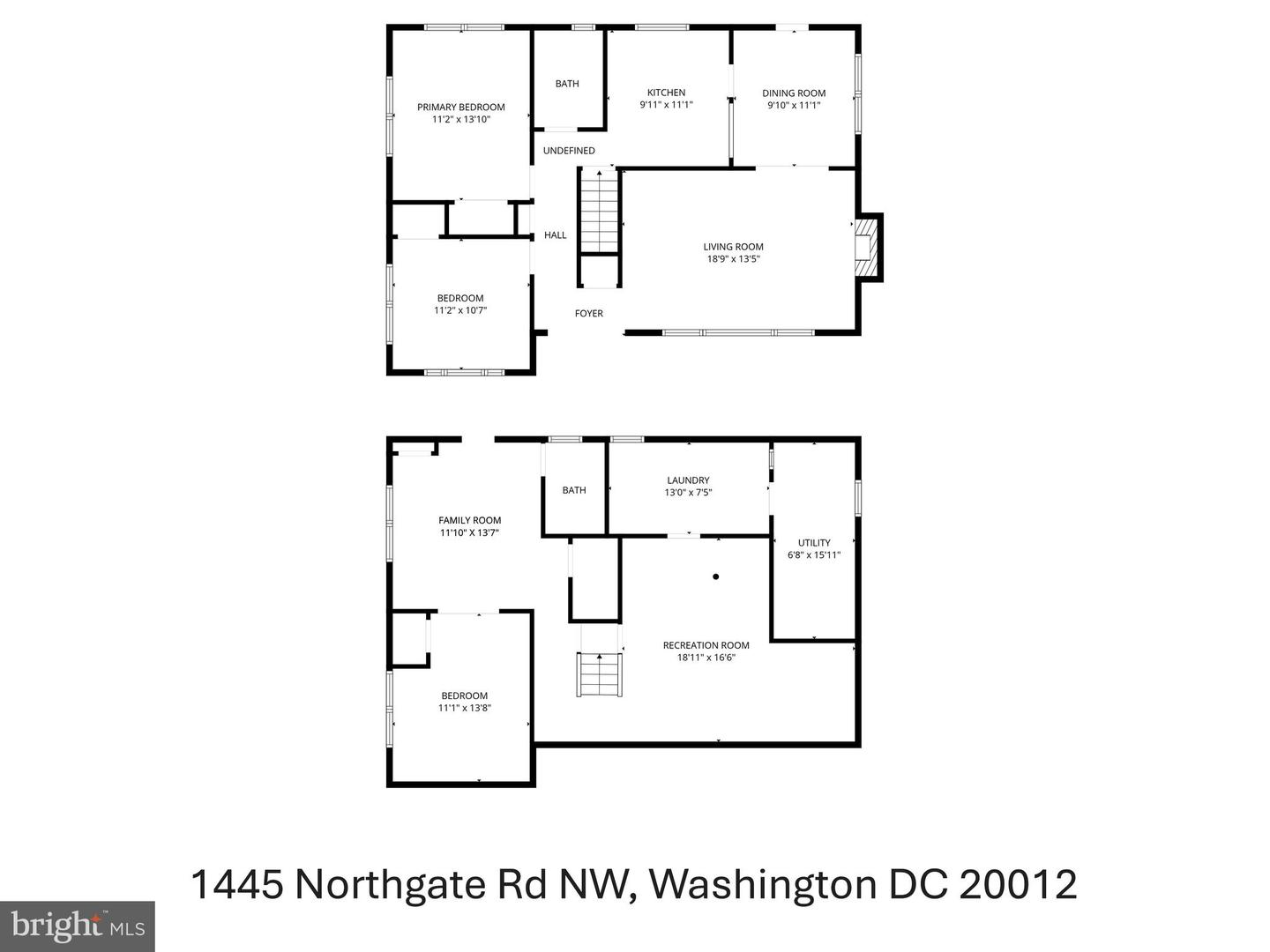 1445 NORTHGATE RD NW, WASHINGTON, District Of Columbia 20012, 3 Bedrooms Bedrooms, ,2 BathroomsBathrooms,Residential,For sale,1445 NORTHGATE RD NW,DCDC2243114 MLS # DCDC2243114