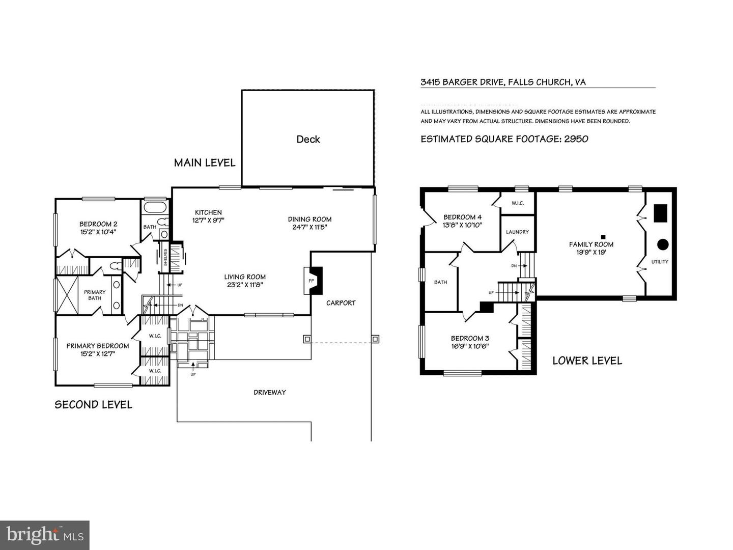 3415 BARGER DR, FALLS CHURCH, Virginia 22044, 4 Bedrooms Bedrooms, ,3 BathroomsBathrooms,Residential,For sale,3415 BARGER DR,VAFX2288828 MLS # VAFX2288828