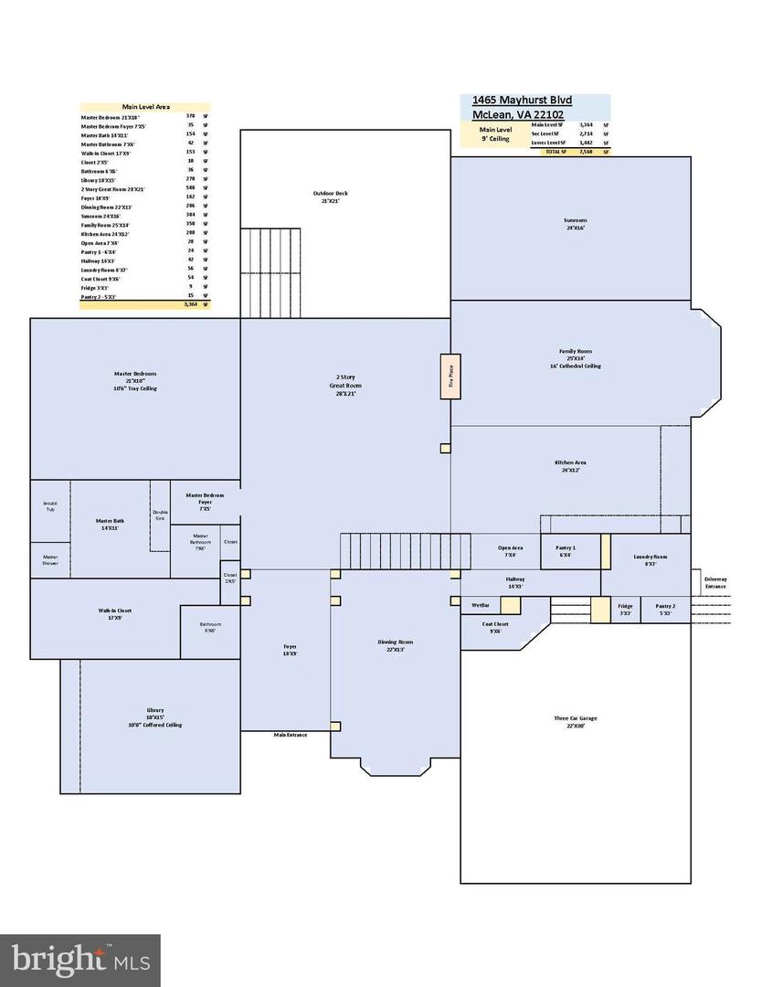 1465 MAYHURST BLVD, MCLEAN, Virginia 22102, 7 Bedrooms Bedrooms, 9 Rooms Rooms,5 BathroomsBathrooms,Residential,For sale,1465 MAYHURST BLVD,VAFX2289600 MLS # VAFX2289600