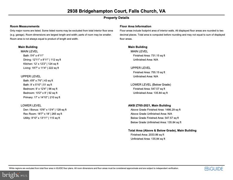 2938 BRIDGEHAMPTON CT, FALLS CHURCH, Virginia 22042, 3 Bedrooms Bedrooms, ,2 BathroomsBathrooms,Residential,For sale,2938 BRIDGEHAMPTON CT,VAFX2286166 MLS # VAFX2286166