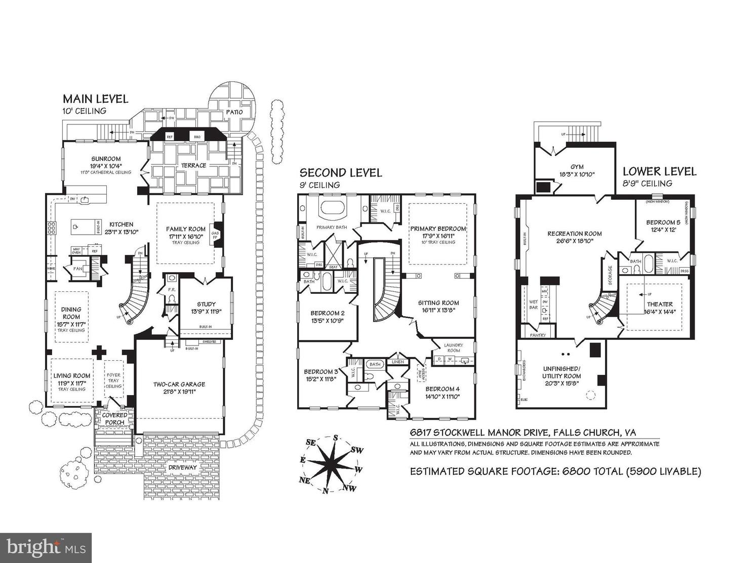 6817 STOCKWELL MANOR DR, FALLS CHURCH, Virginia 22043, 5 Bedrooms Bedrooms, ,4 BathroomsBathrooms,Residential,For sale,6817 STOCKWELL MANOR DR,VAFX2287828 MLS # VAFX2287828