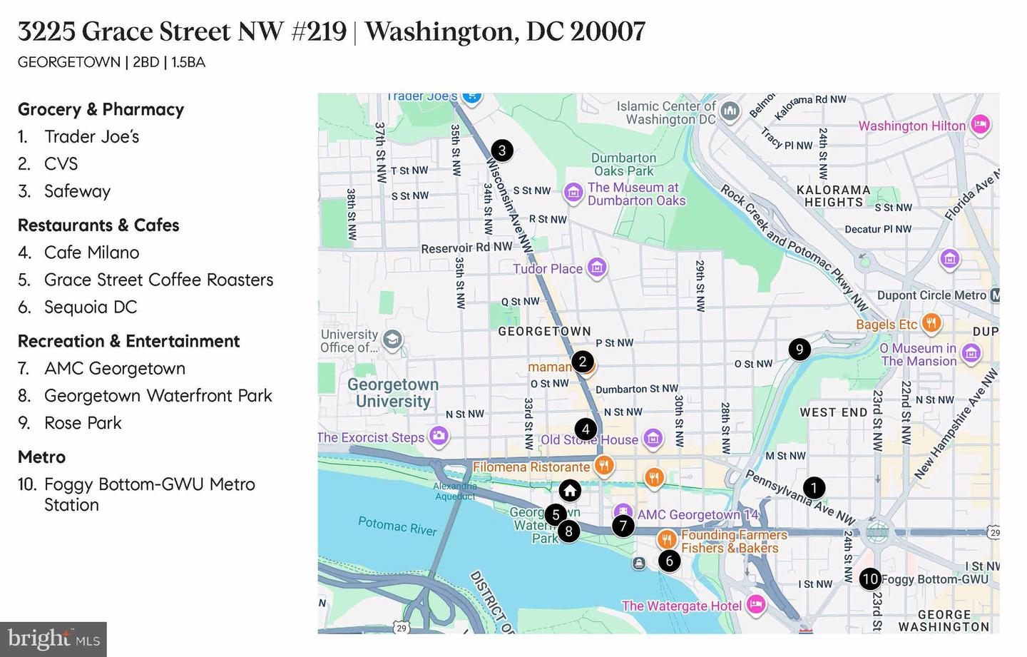 3225 GRACE ST NW #219, WASHINGTON, District Of Columbia 20007, 2 Bedrooms Bedrooms, ,1 BathroomBathrooms,Residential,For sale,3225 GRACE ST NW #219,DCDC2245218 MLS # DCDC2245218