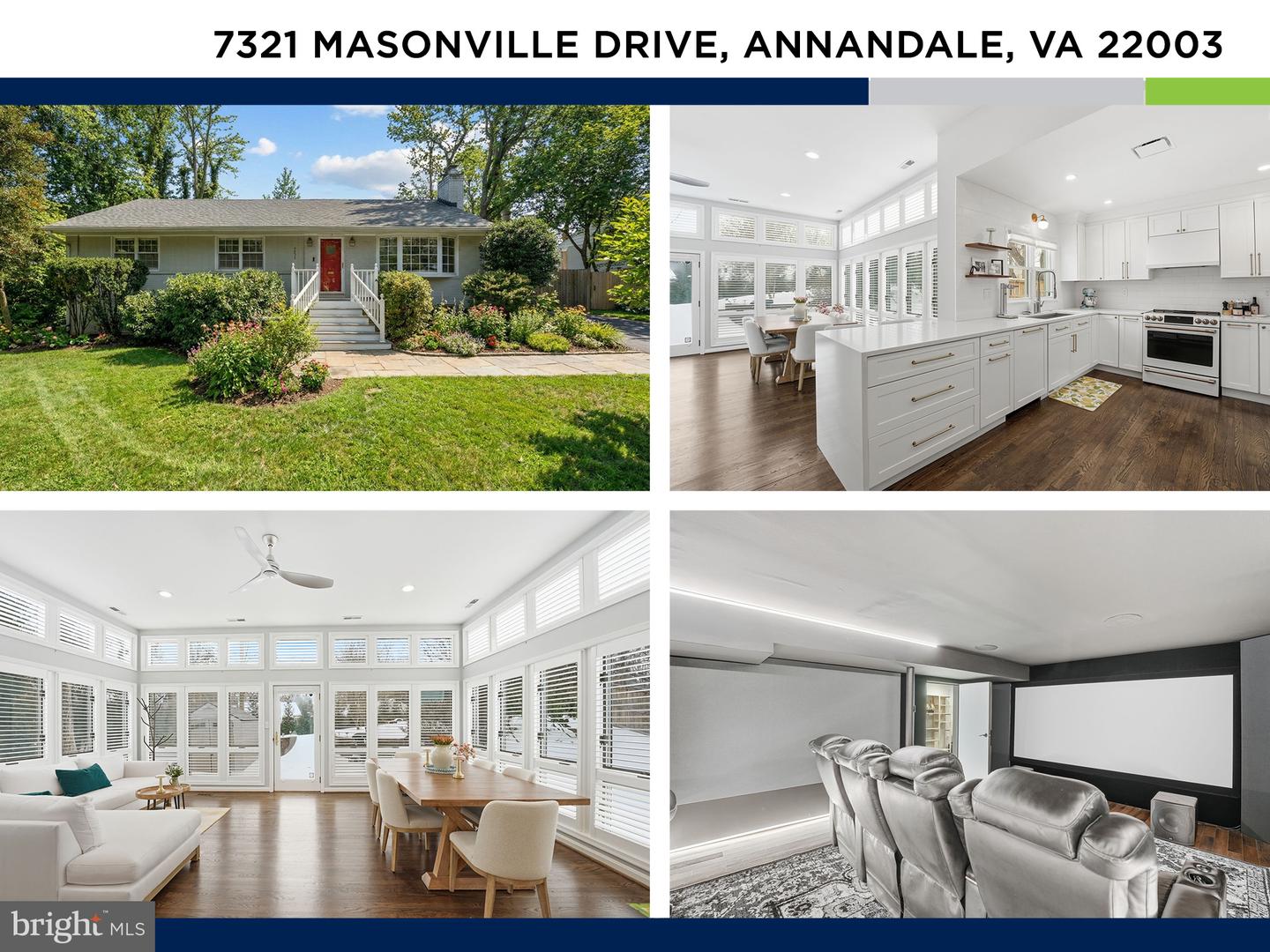 7321 MASONVILLE DR, ANNANDALE, Virginia 22003, 4 Bedrooms Bedrooms, ,3 BathroomsBathrooms,Residential,For sale,7321 MASONVILLE DR,VAFX2289202 MLS # VAFX2289202