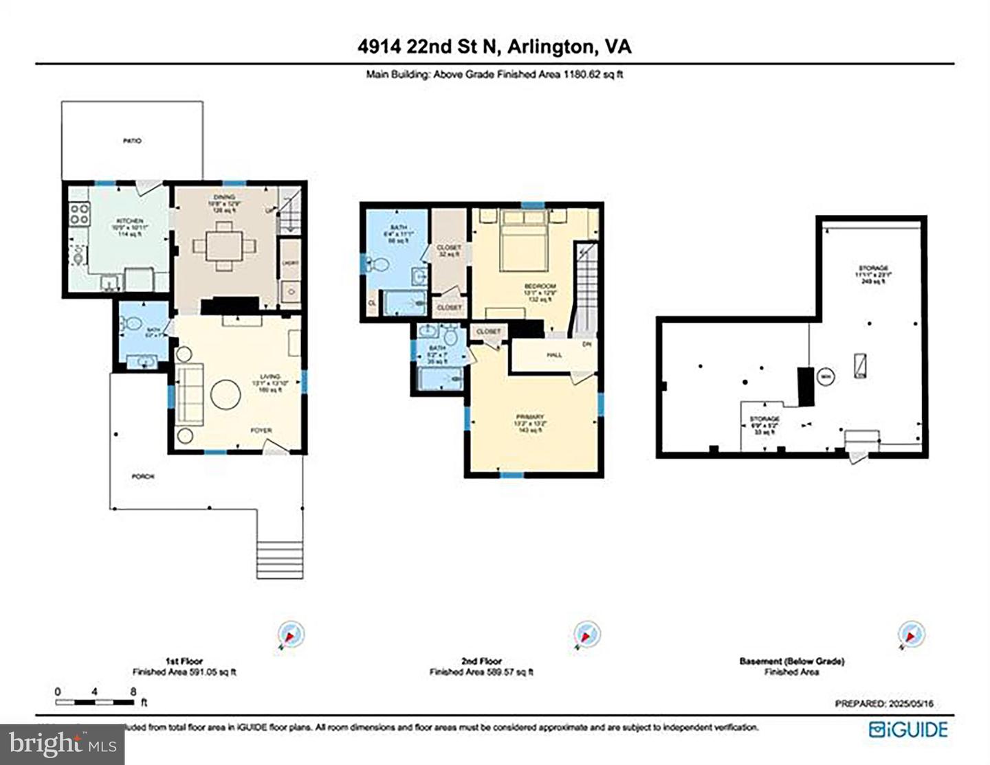 4914 22ND ST N, ARLINGTON, Virginia 22207, 2 Bedrooms Bedrooms, 5 Rooms Rooms,2 BathroomsBathrooms,Residential,For sale,4914 22ND ST N,VAAR2068682 MLS # VAAR2068682