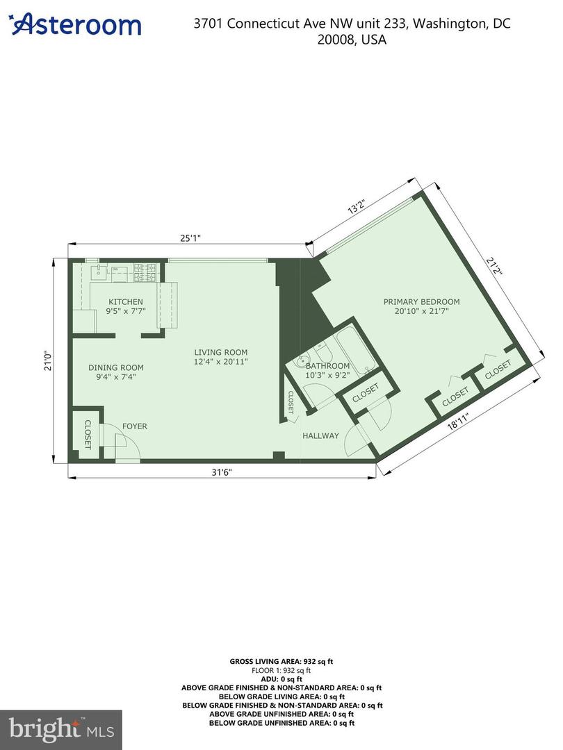 3701 CONNECTICUT AVE NW #233, WASHINGTON, District Of Columbia 20008, 1 Bedroom Bedrooms, ,1 BathroomBathrooms,Residential,For sale,3701 CONNECTICUT AVE NW #233,DCDC2245480 MLS # DCDC2245480
