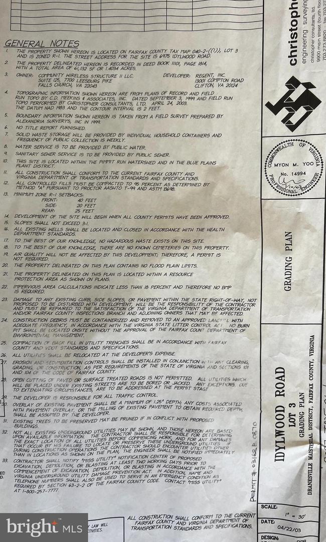 6975 IDYLWOOD RD, FALLS CHURCH, Virginia 22043, ,Land,For sale,6975 IDYLWOOD RD,VAFX2290344 MLS # VAFX2290344