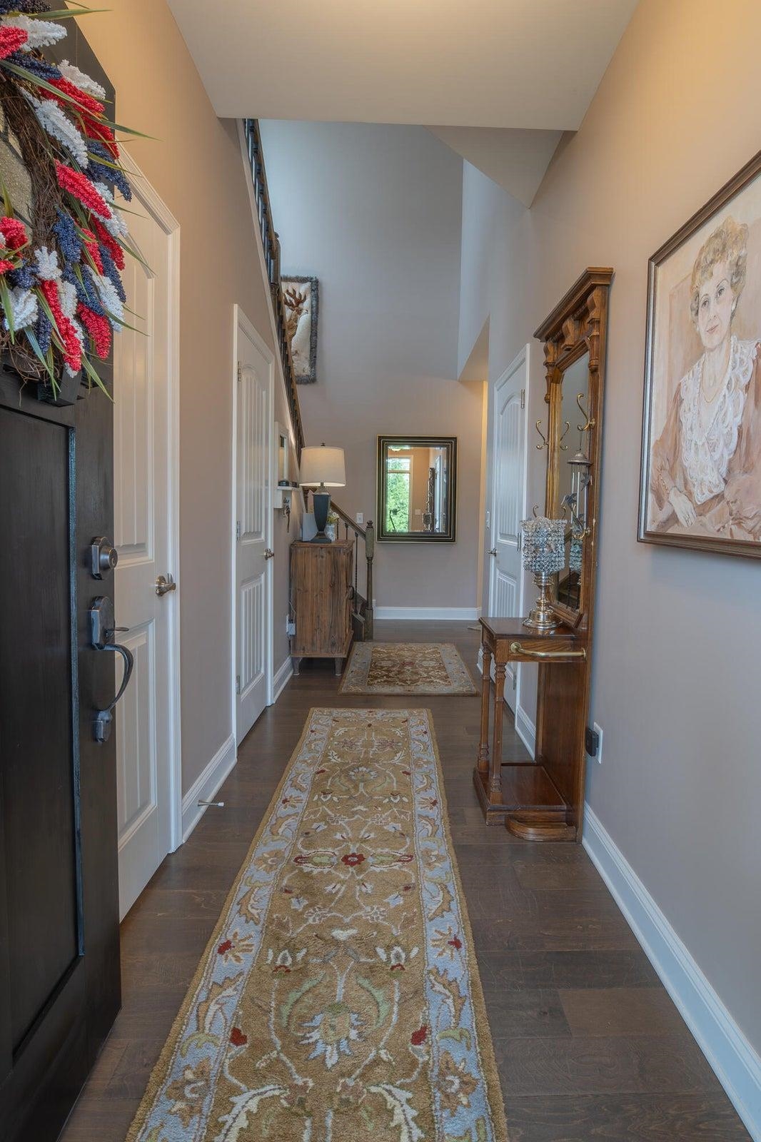 Elegant entrance hall. Elegant entrance hall.