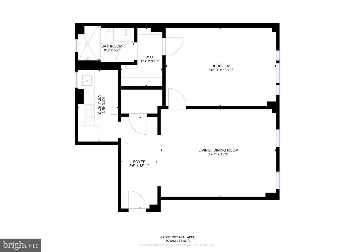 1915 16TH ST NW #501, WASHINGTON, District Of Columbia 20009, 1 Bedroom Bedrooms, ,1 BathroomBathrooms,Residential,For sale,1915 16TH ST NW #501,DCDC2244540 MLS # DCDC2244540