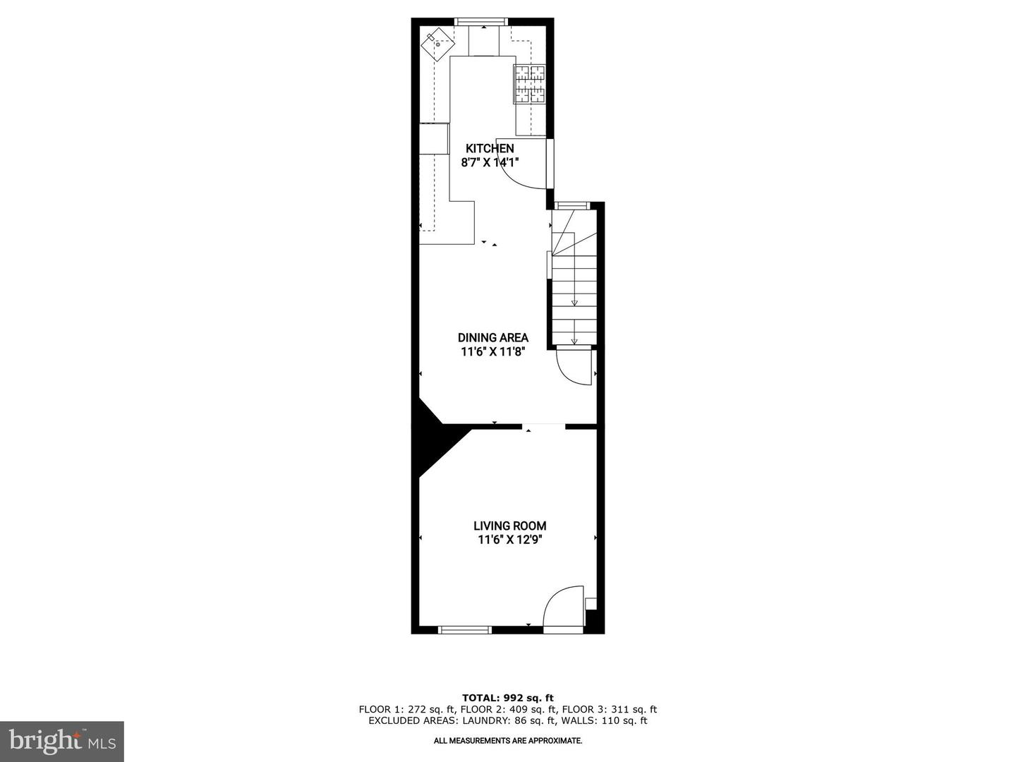 1648 KRAMER ST NE, WASHINGTON, District Of Columbia 20002, 2 Bedrooms Bedrooms, ,1 BathroomBathrooms,Residential,For sale,1648 KRAMER ST NE,DCDC2217332 MLS # DCDC2217332