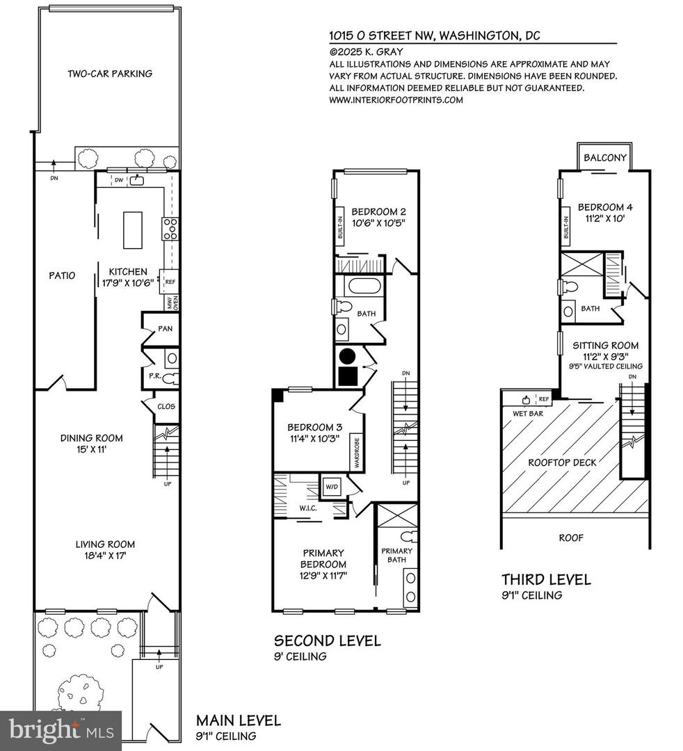 1015 O ST NW, WASHINGTON, District Of Columbia 20001, 4 Bedrooms Bedrooms, ,3 BathroomsBathrooms,Residential,For sale,1015 O ST NW,DCDC2245658 MLS # DCDC2245658