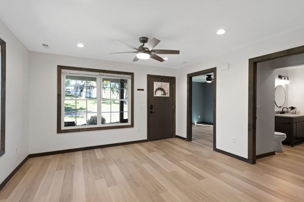 into living room and front entry.