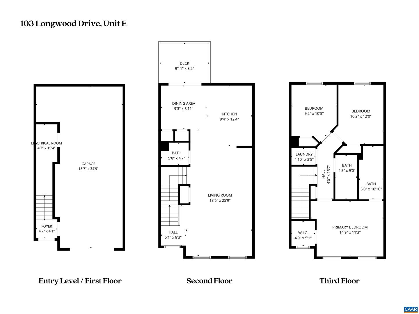 103 LONGWOOD DR #E, CHARLOTTESVILLE, Virginia 22903, 3 Bedrooms Bedrooms, ,2 BathroomsBathrooms,Residential,For sale,103 LONGWOOD DR #E,673241 MLS # 673241