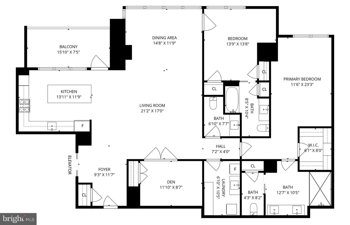 1781 N PIERCE ST #802, ARLINGTON, Virginia 22209, 2 Bedrooms Bedrooms, ,2 BathroomsBathrooms,Residential,For sale,1781 N PIERCE ST #802,VAAR2068822 MLS # VAAR2068822